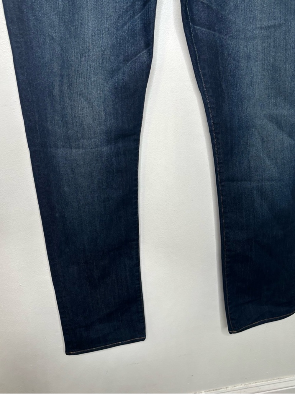 7 For All Mankind Jeans Men’s 32 Dark Blue Denim The Straight Leg - Picture 4 of 10